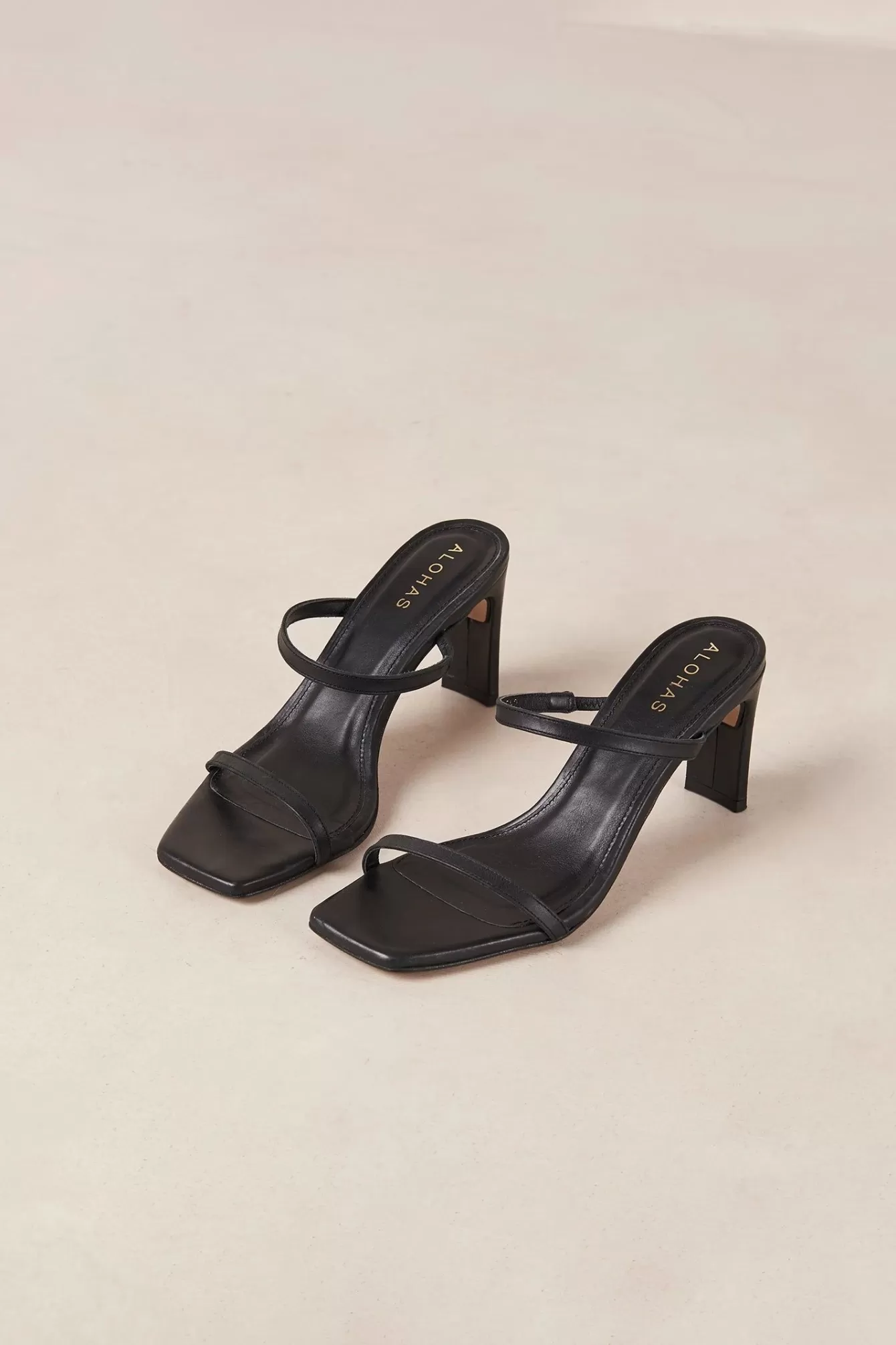 Women Hansen & Gretel Alohas Cannes Heel Black