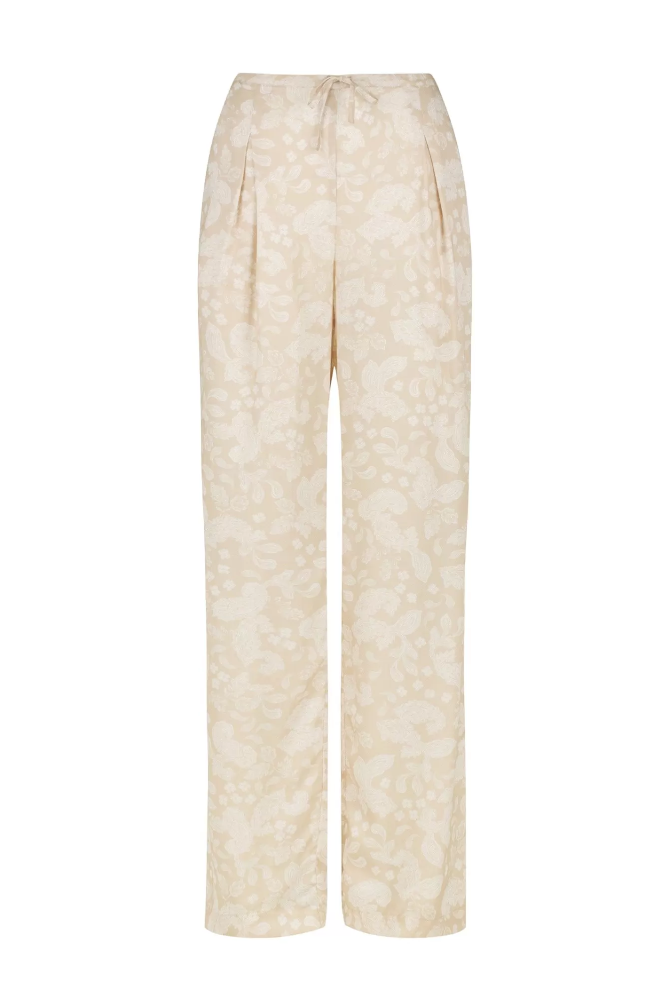 Women Hansen & Gretel Cabana Pant Tan Paisley