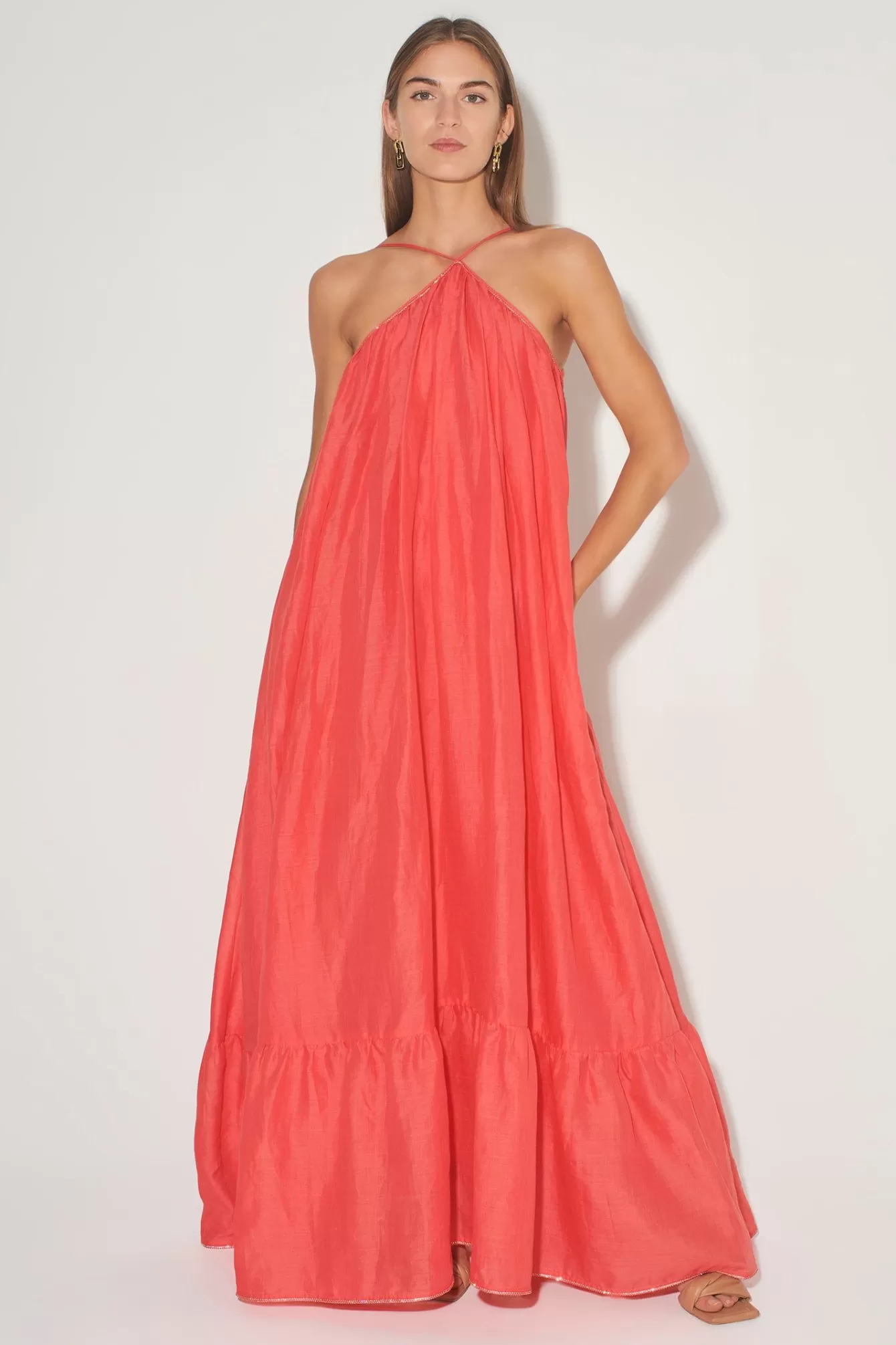 Women Hansen & Gretel Lordes A-Line Gown Watermelon