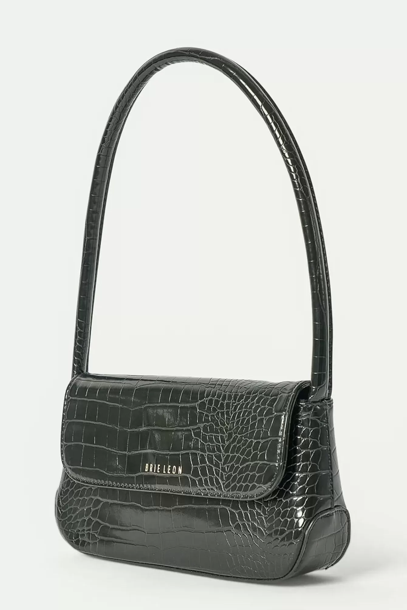 Women Hansen & Gretel Mini Camille Bag Black Matte Croc