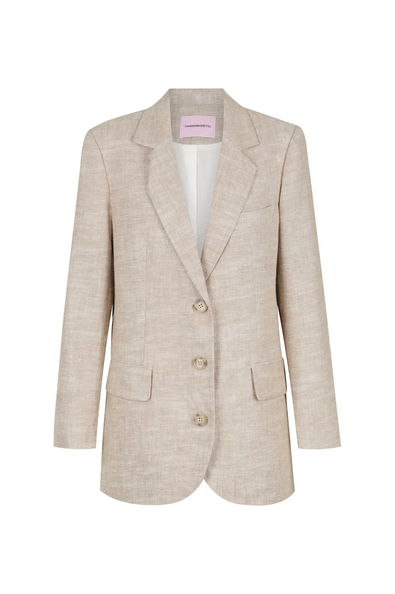 Women Hansen & Gretel Montana Oversize Blazer Latte