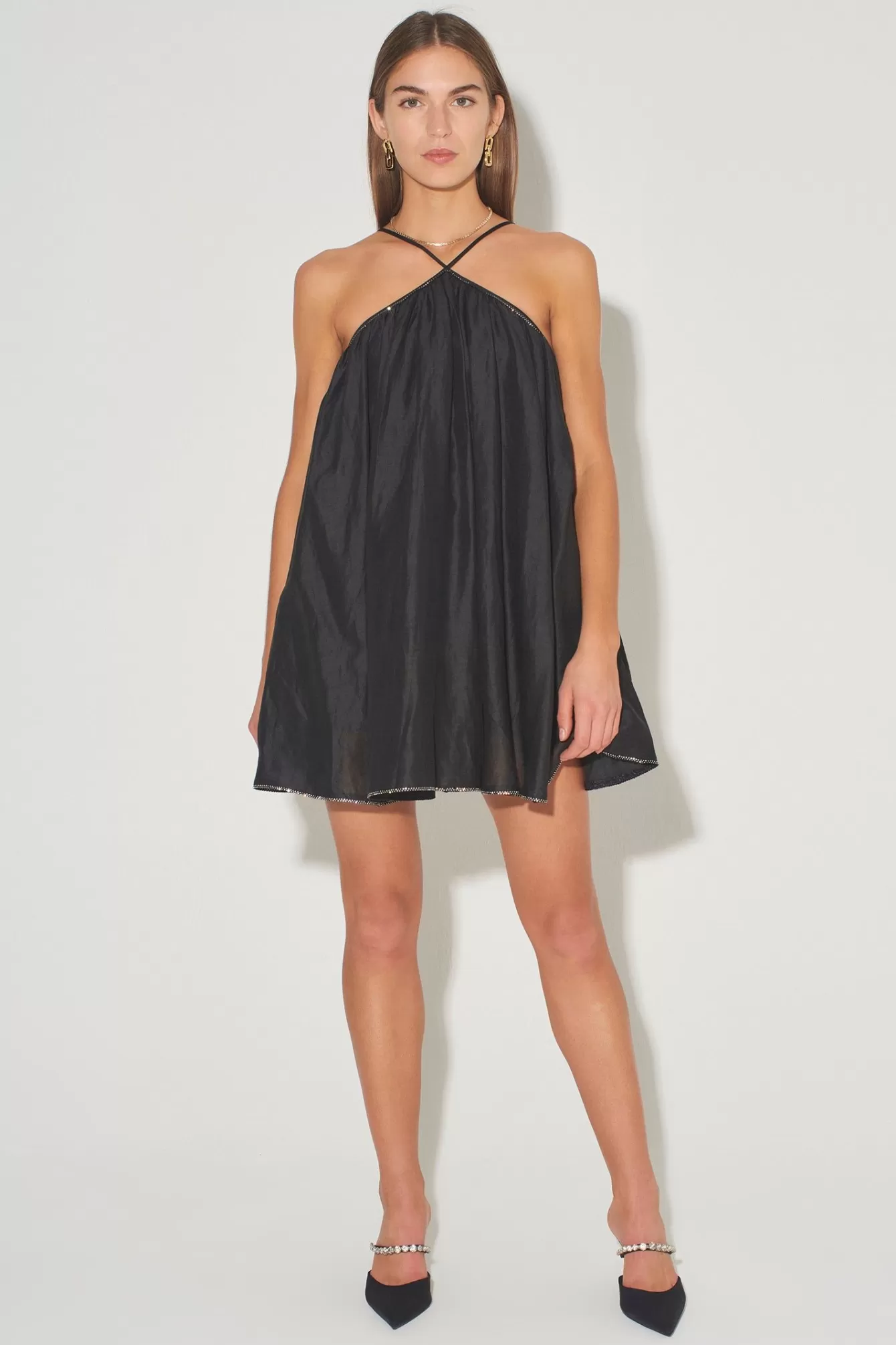 Women Hansen & Gretel Paolo Backless Mini Dress Black