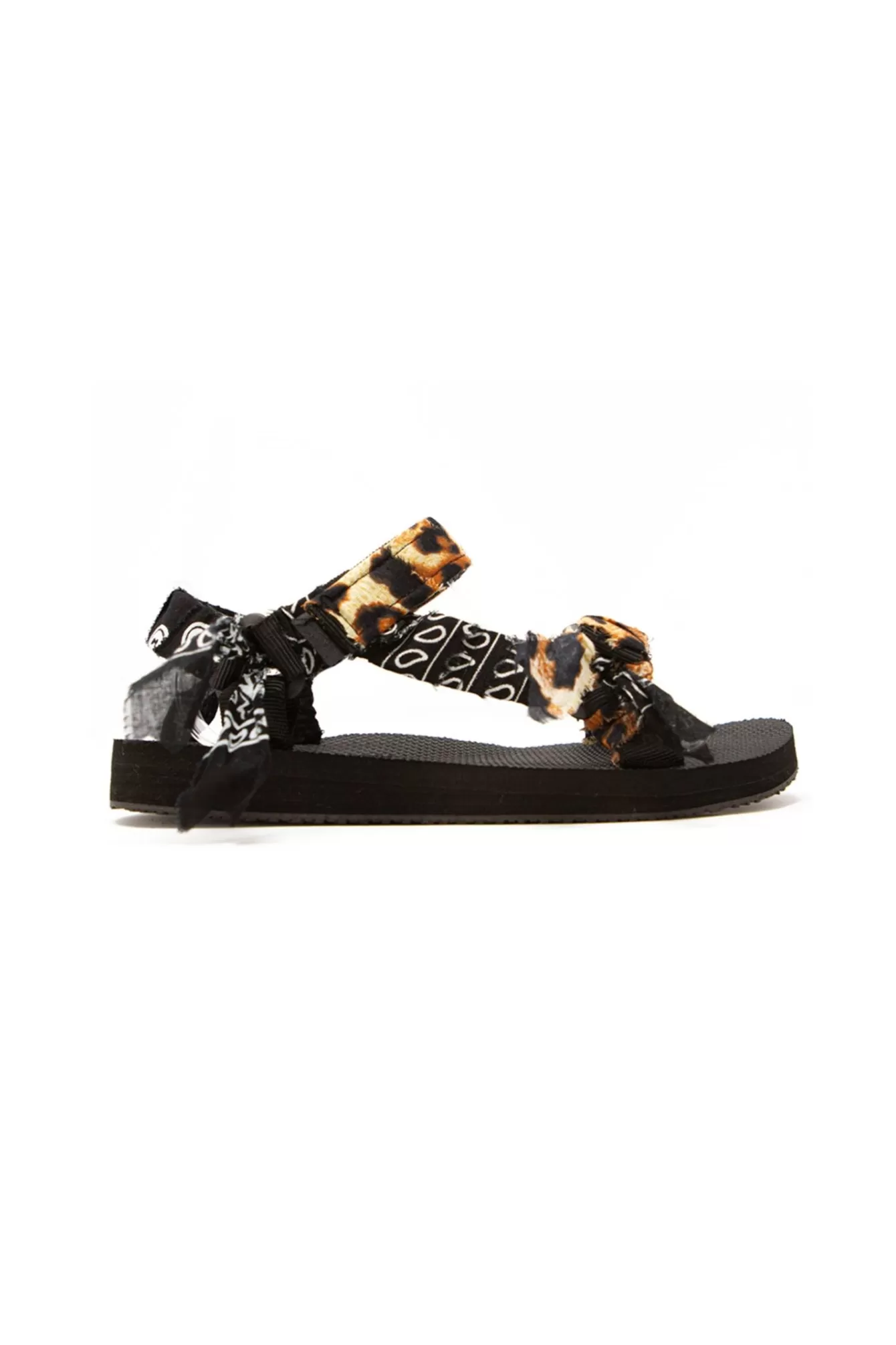 Women Hansen & Gretel Trekky Sandals Leopard/Black